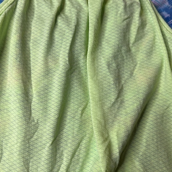 Iviiva by Lululemon size 10 tank top neon, yellowish green and blue - Picture 3 of 11